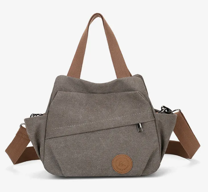 Harper Canvas Shoulder Bag detail 1