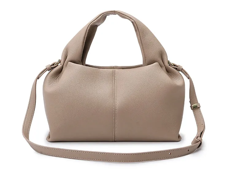 French Style PU Leather Dumpling Messenger Bag detail 5