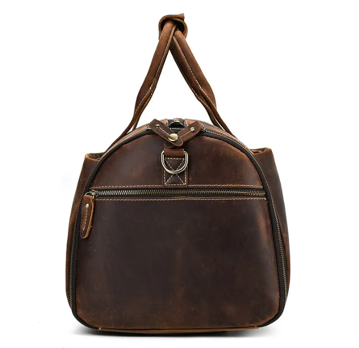 Heritage Voyager Leather Duffle Bag detail 4