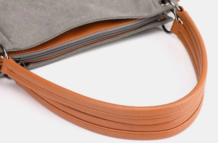 Harper Canvas Shoulder Bag detail 8