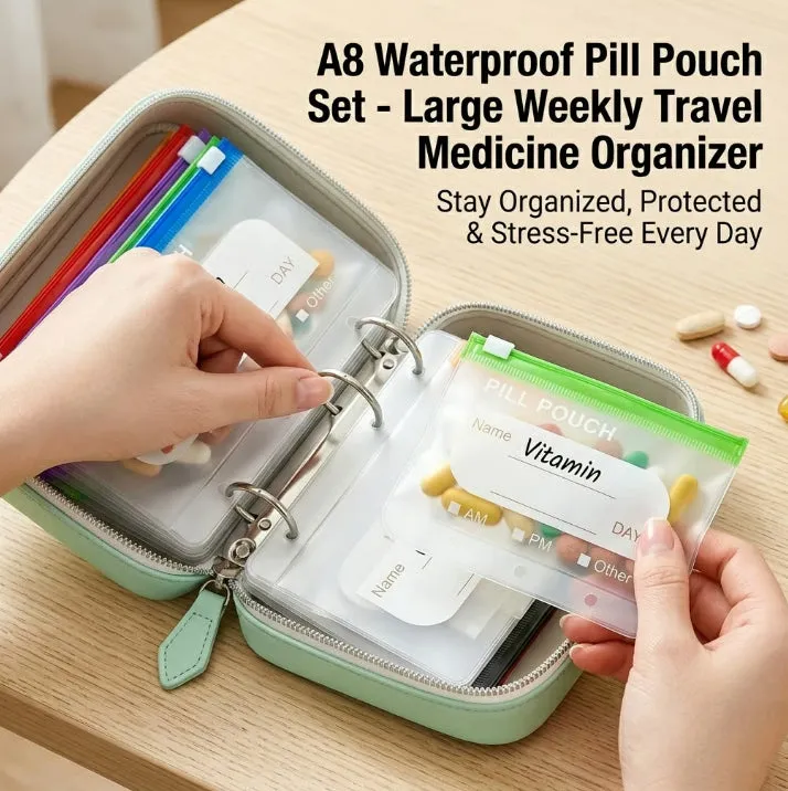 Portable Travel Pill Organizer Case detail 8