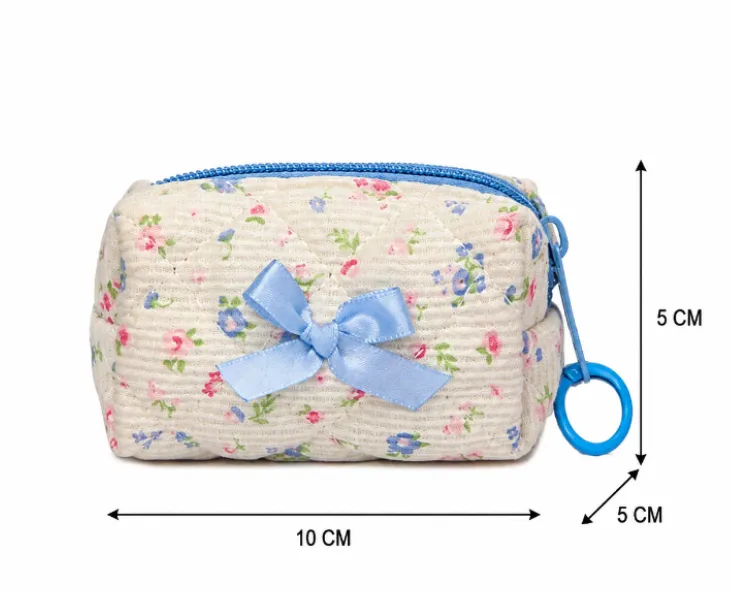 Floral Bow Mini Makeup Bag detail 6