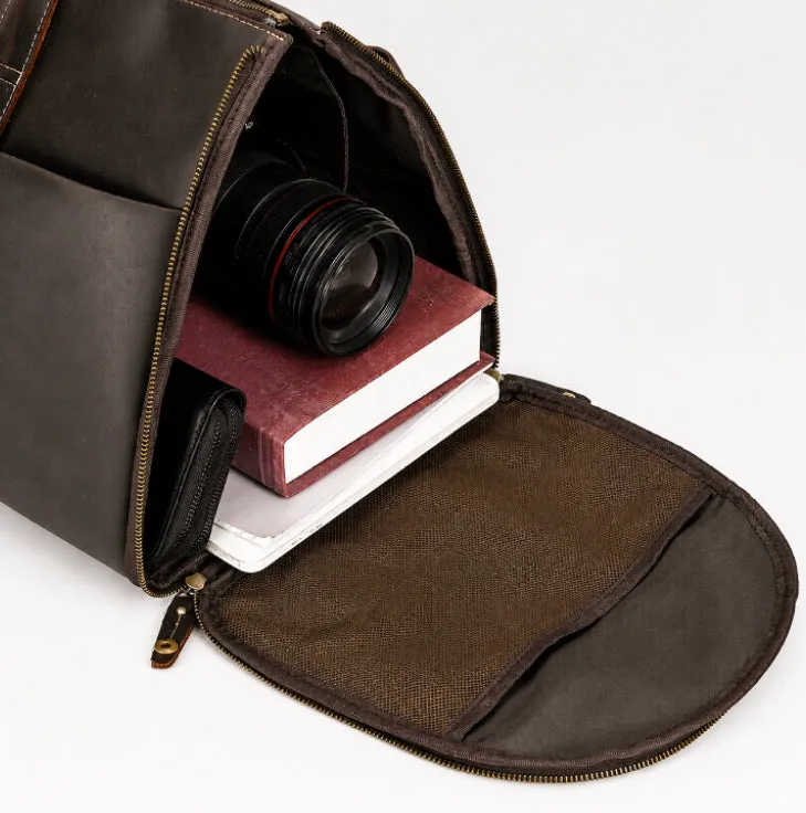 Heritage Voyager Leather Duffle Bag detail 9