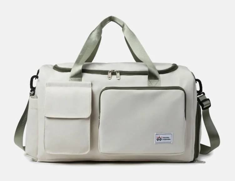Contrast Color Oxford Sports Training Duffle Bag detail 1