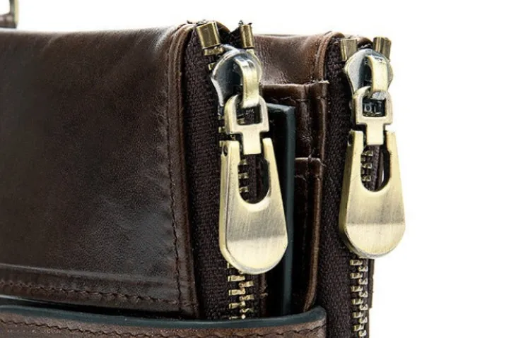 Classic Vintage Leather Wallet detail 4