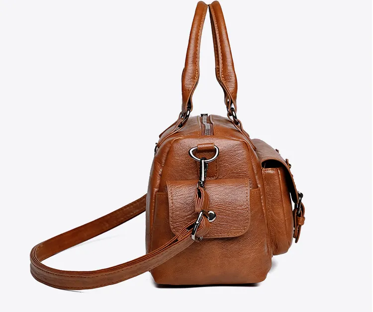 Retro Large Capacity  Shoulder Crossbody Bag detail 4