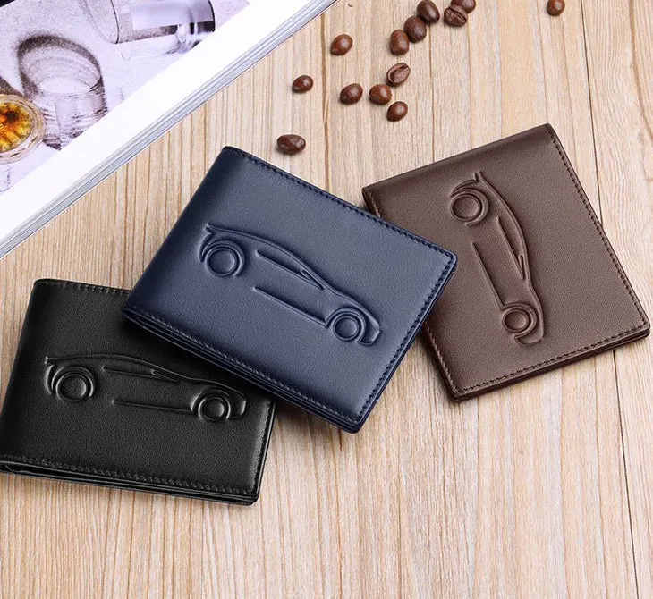 Genuine Leather Slim Card Holder Wallet detail 5