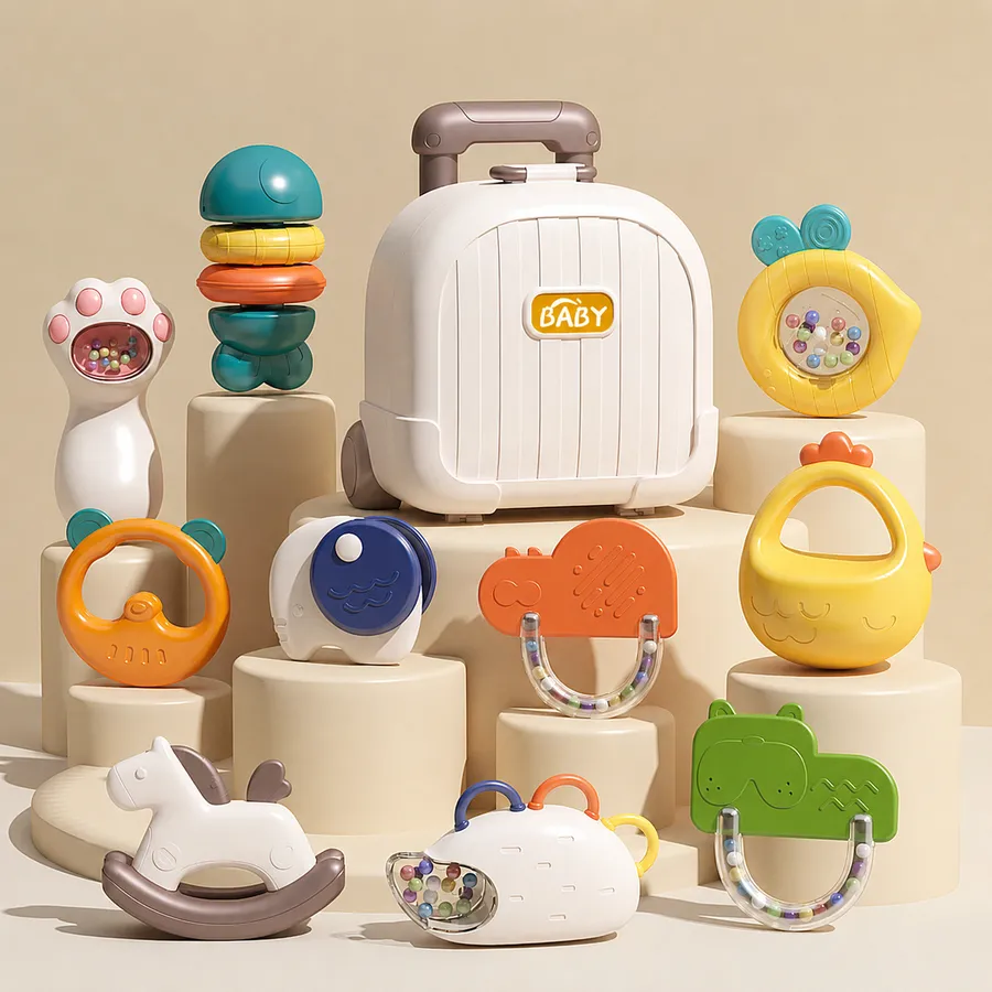 Baby Teether & Rattle Toy Set image 5