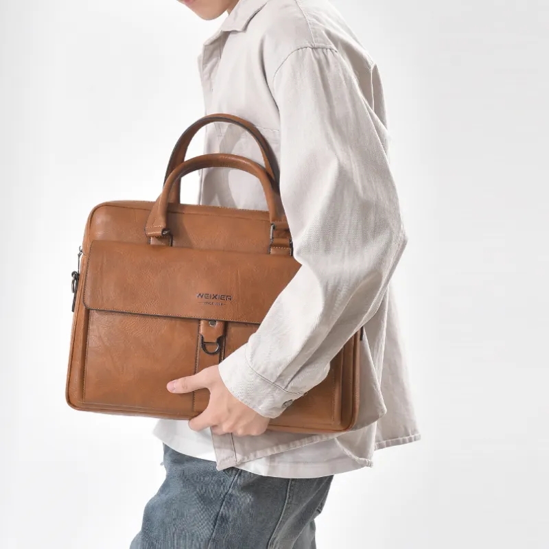 Classic Retro Business Laptop Bag image 5