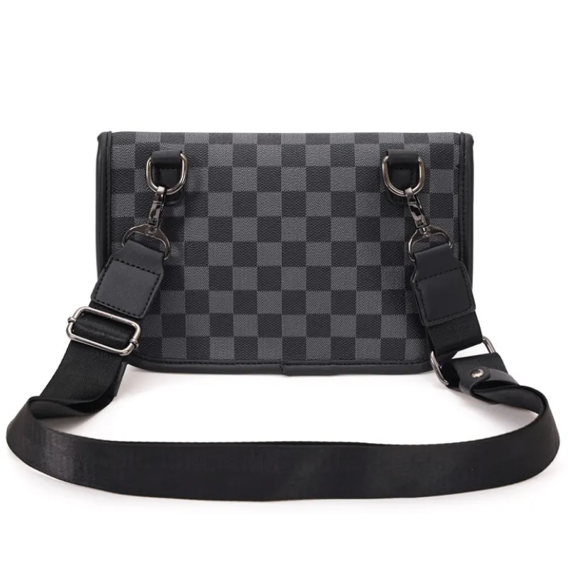 Trendy  Plaid Tiger Head  Crossbody Bag image 3