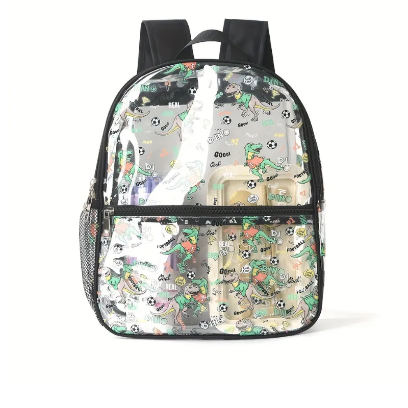 Dino Fun Transparent Kids Backpack image 2