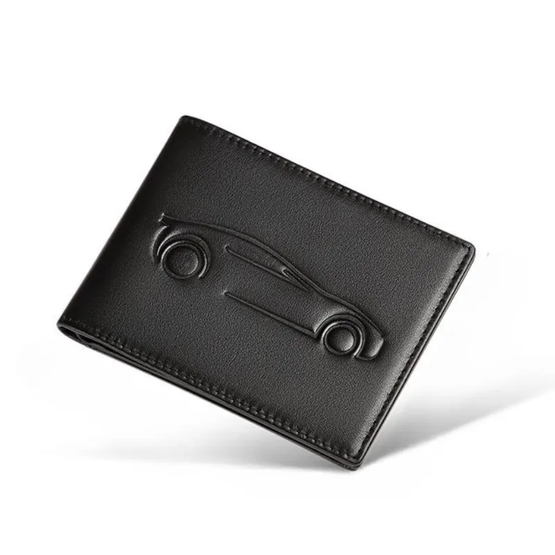 Genuine Leather Slim Card Holder Wallet image 2