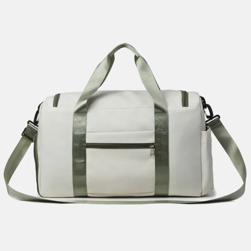 Contrast Color Oxford Sports Training Duffle Bag image 4