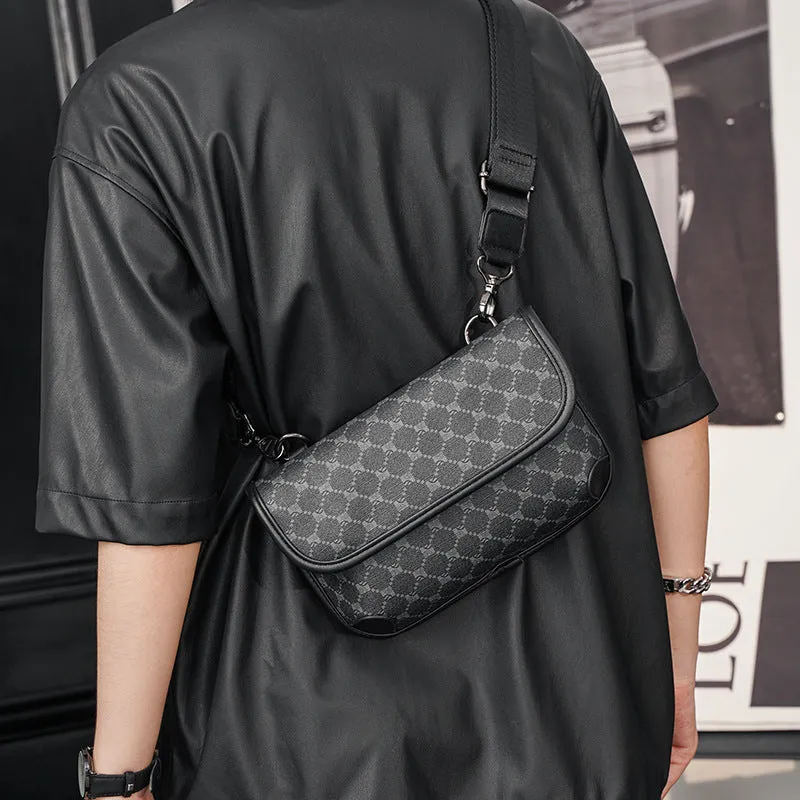 Trendy  Plaid Tiger Head  Crossbody Bag image 5
