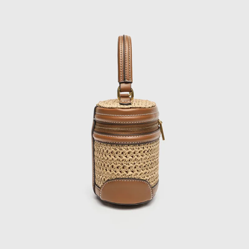 Cove Textured Canvas Mini Bucket Bag image 3