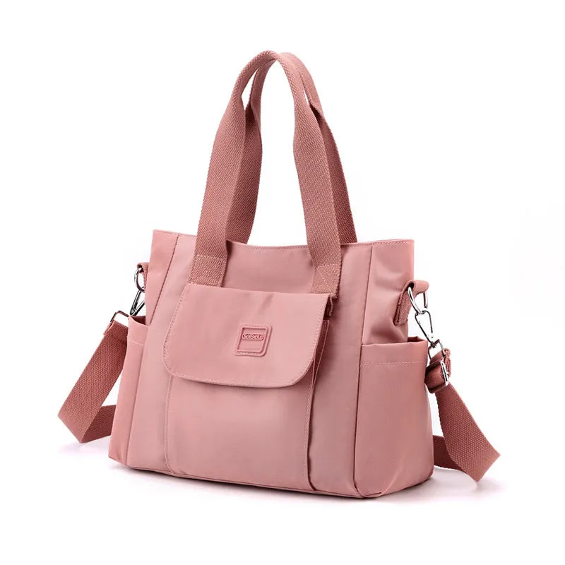 Retro European Style Nylon Canvas Large Tote Bag image 3