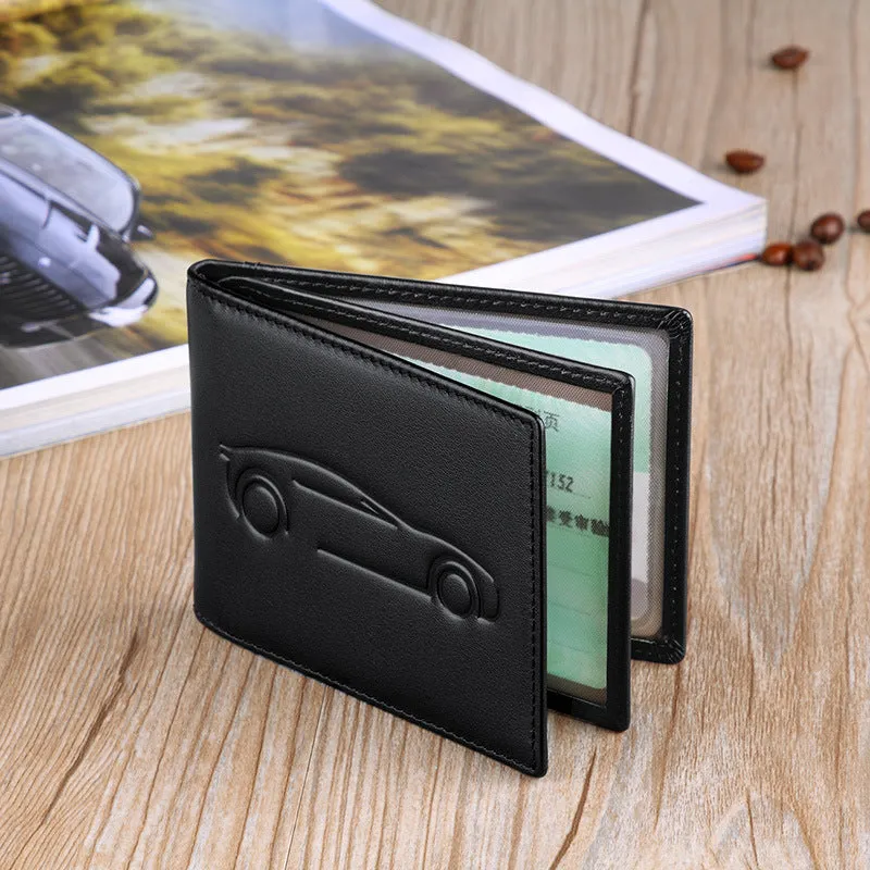 Genuine Leather Slim Card Holder Wallet image 4