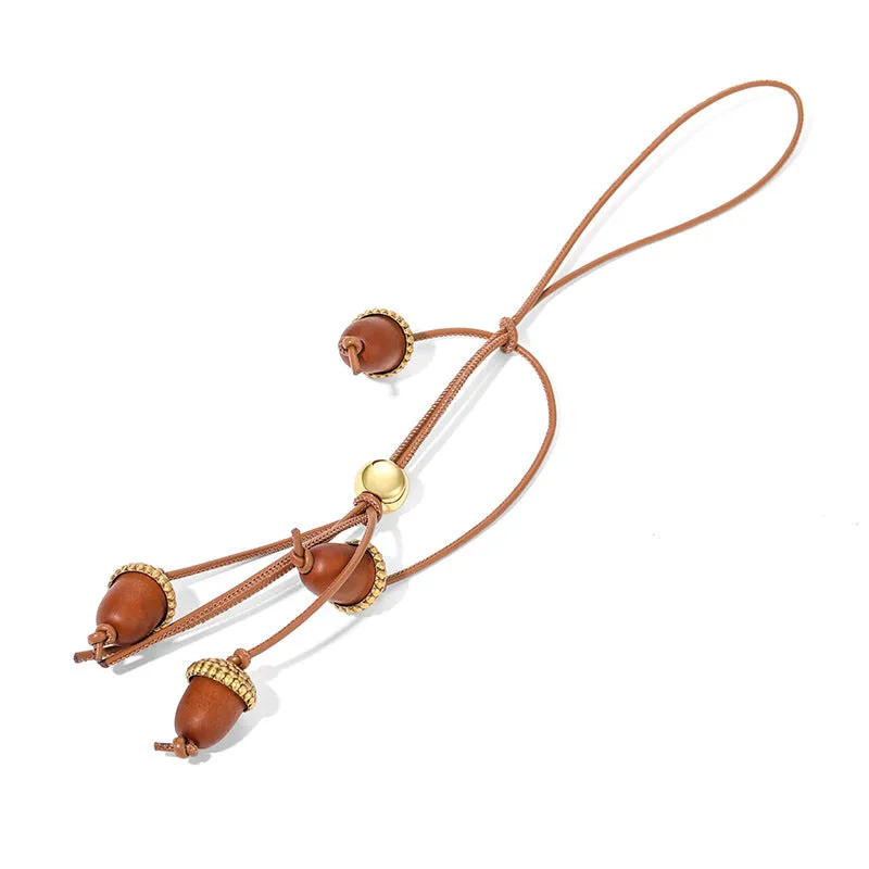 Autumn Hazelnut Luxe Bag Charm image 3