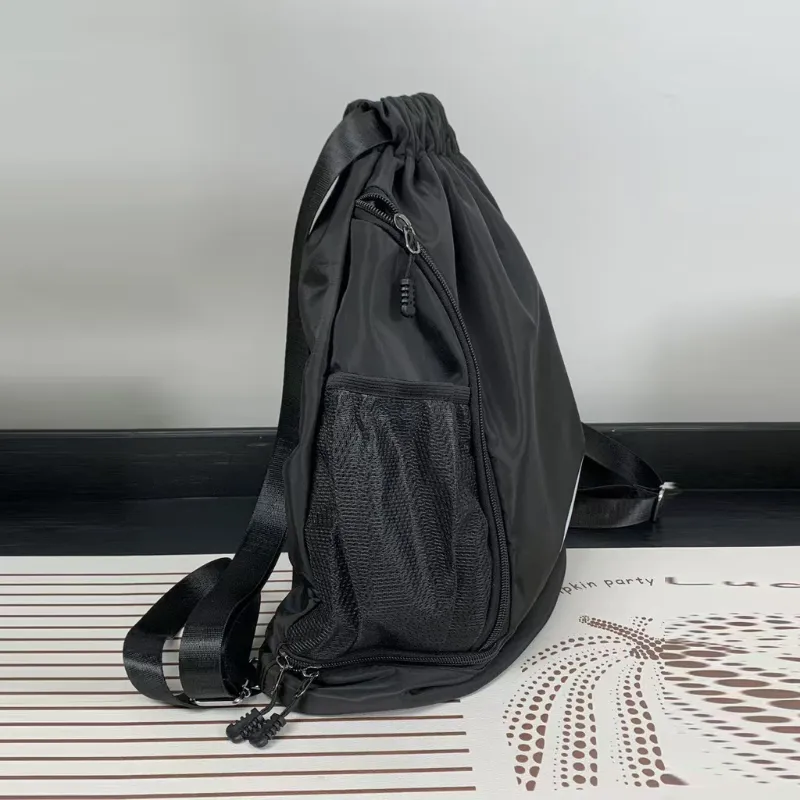 Large Capacity Men's Oxford Cloth Basketball Drawstring Bag image 3