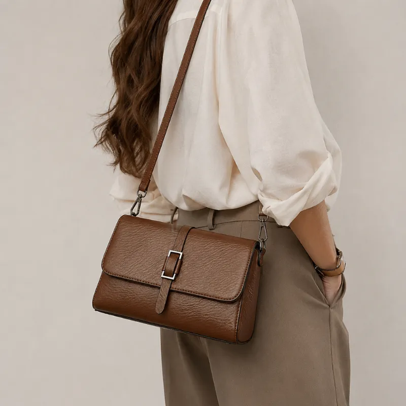 Heritage Buckle Crossbody Bag image 5