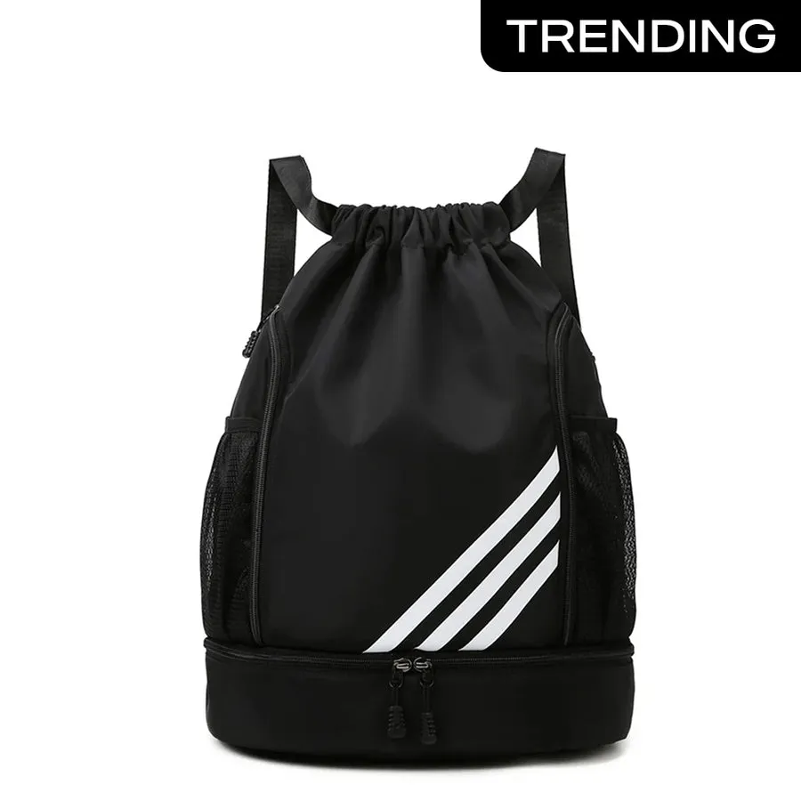 Large Capacity Men's Oxford Cloth Basketball Drawstring Bag image 2