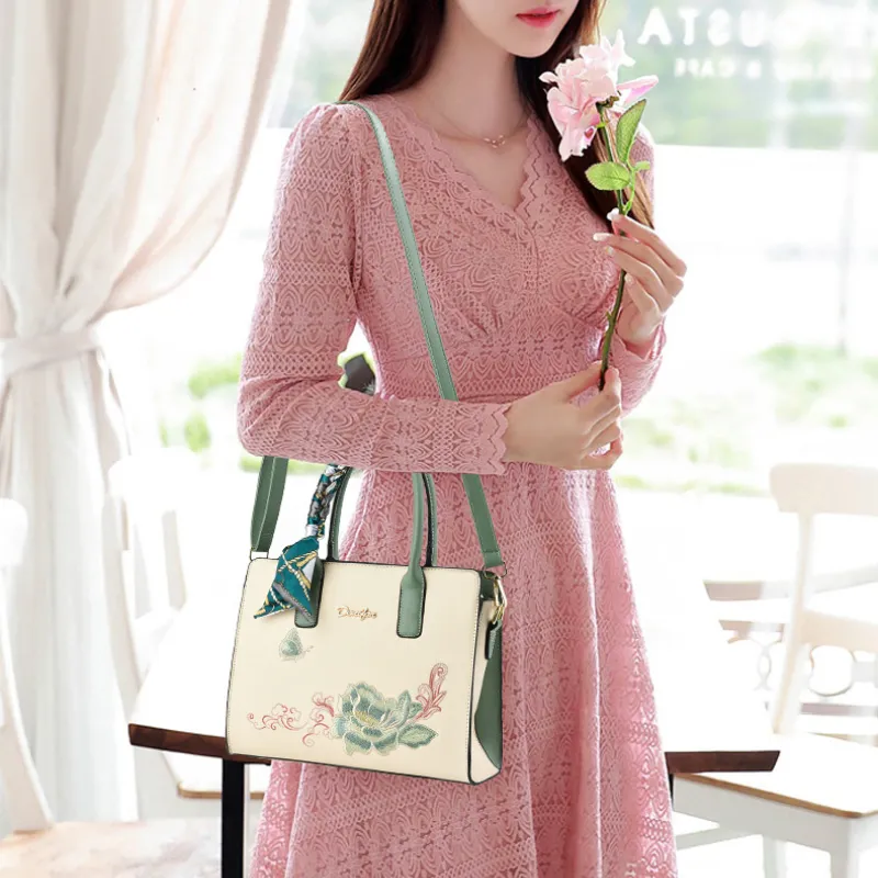 Azure Bloom Shoulder Bag image 5