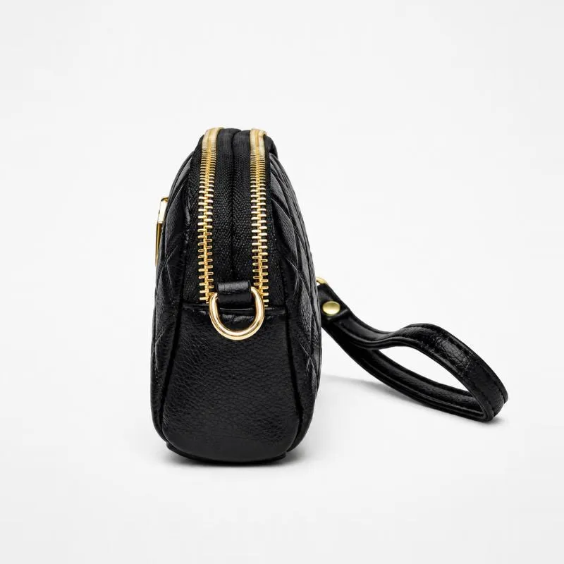 Signature Quilted Designer Crossbody Bag image 3