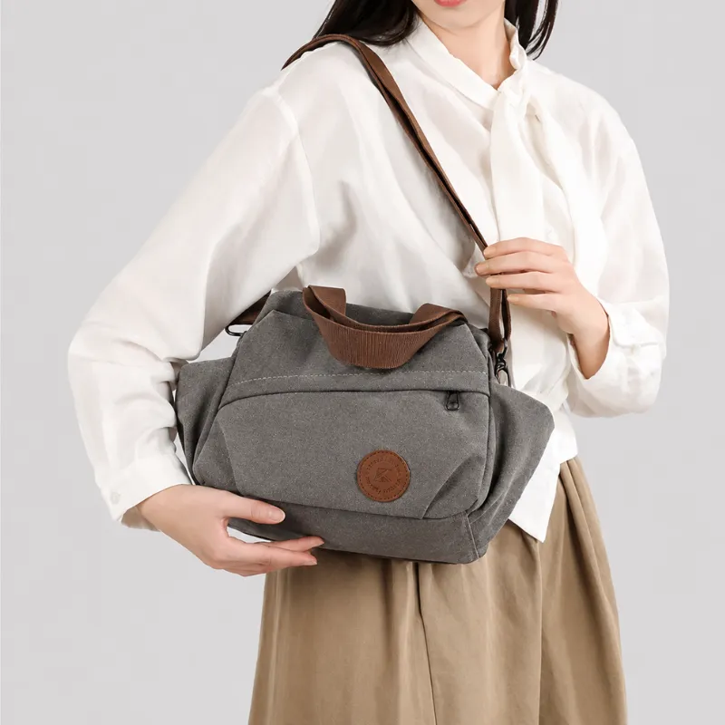 Harper Canvas Shoulder Bag image 5