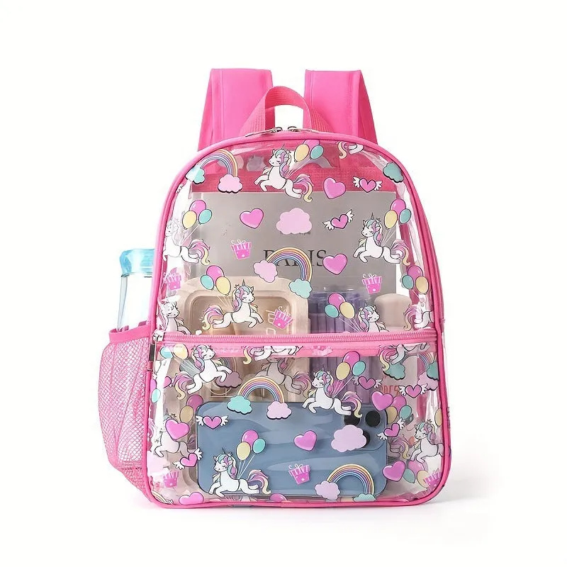 Dino Fun Transparent Kids Backpack image 6