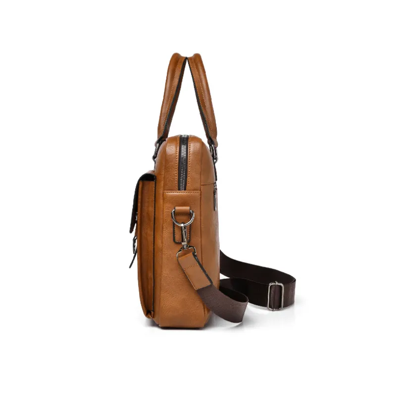 Classic Retro Business Laptop Bag image 3