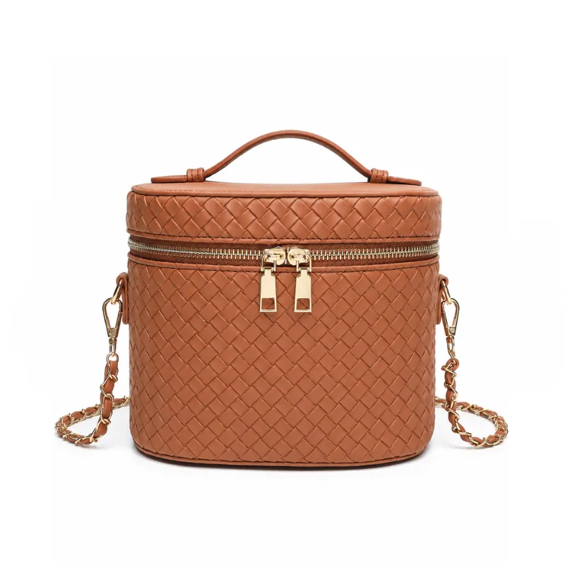 Luxe Woven Vanity Cosmetic Bag image 2