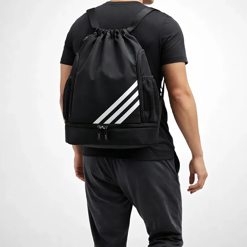 Large Capacity Men's Oxford Cloth Basketball Drawstring Bag image 5