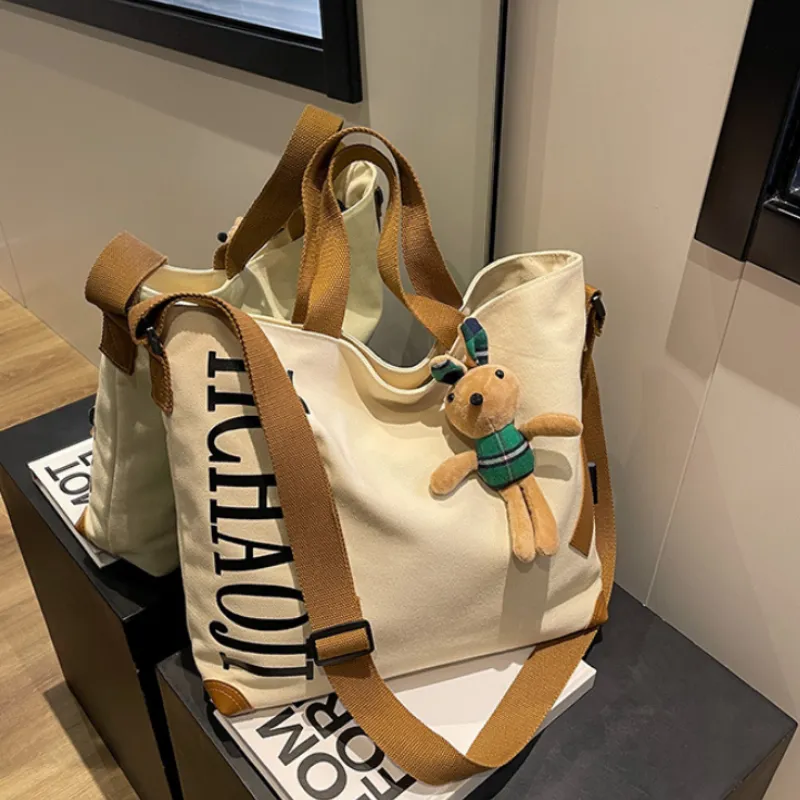 Casual Canvas Tote Bag image 3