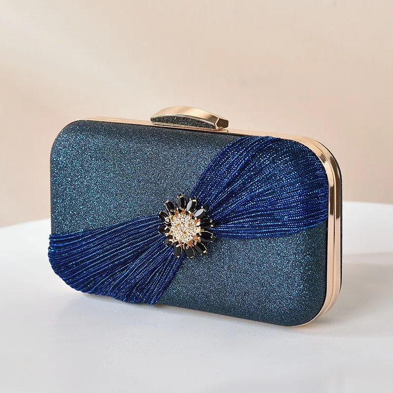 Glimmer Blossom Evening Clutch Bag