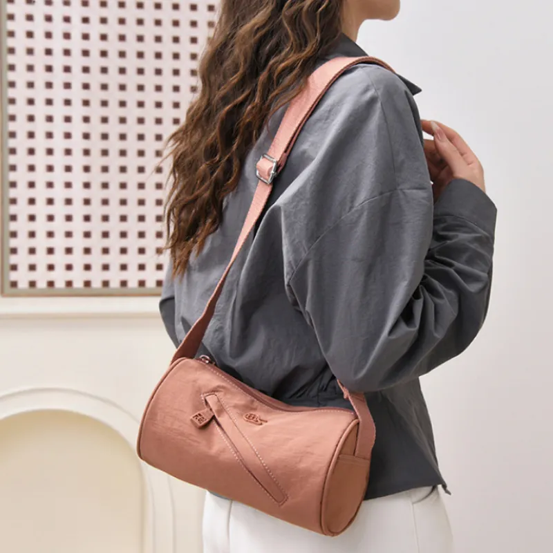 Round Nylon Crossbody Bag image 5