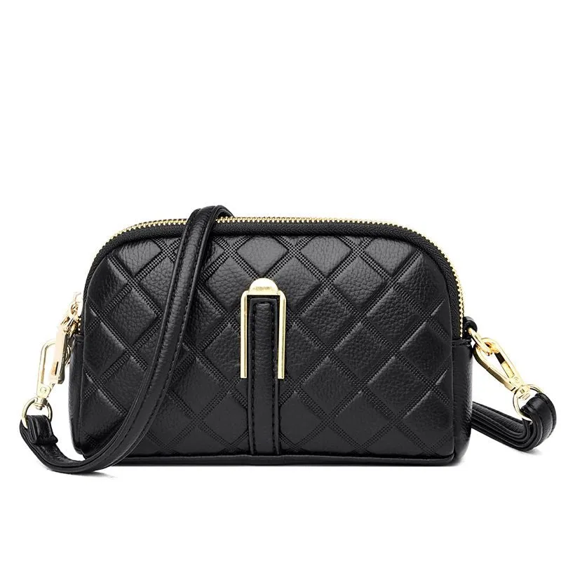 Signature Quilted Designer Crossbody Bag image 2