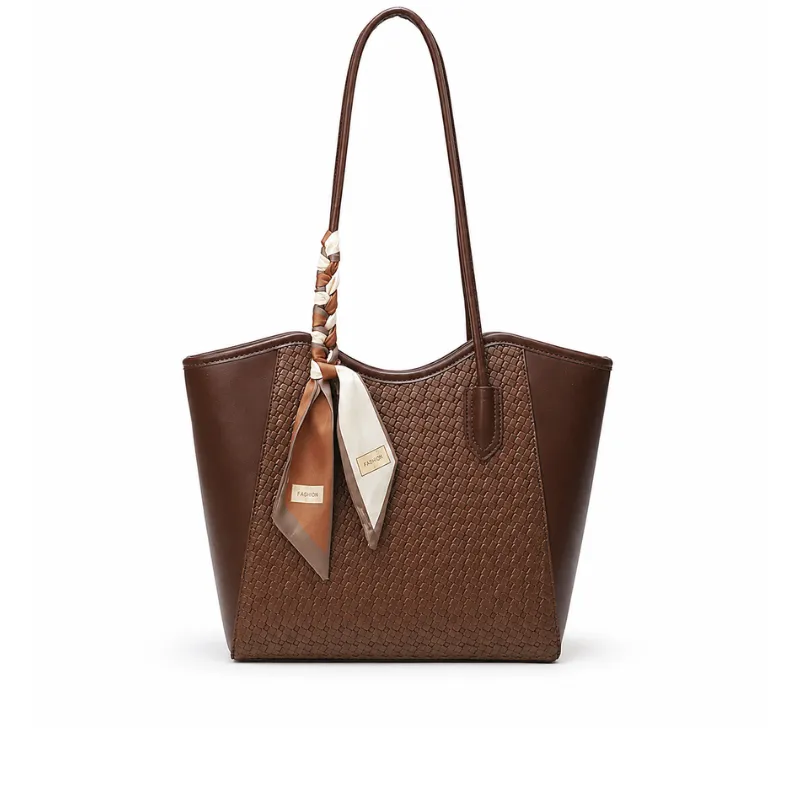 Aurelia Cross-Weave Large Capacity Tote Bag image 2