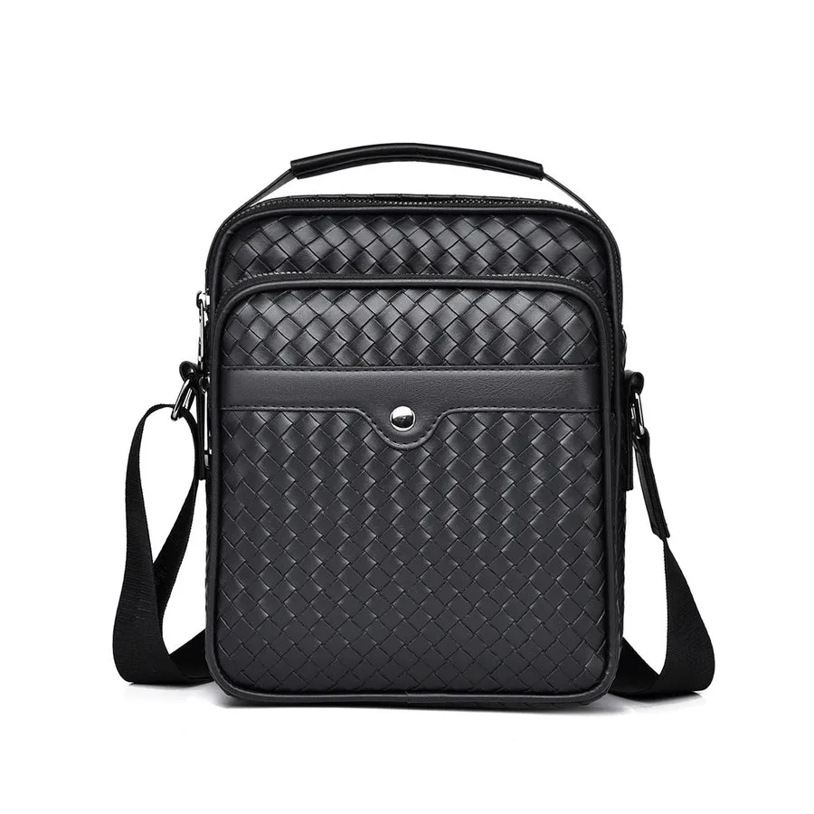 Elite Weave Men’s Multi-Function Crossbody Bag