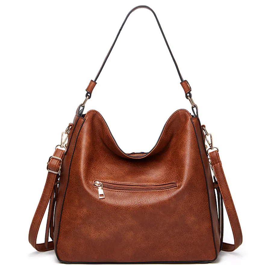 European Retro Shoulder Crossbody Tote Bag image 4