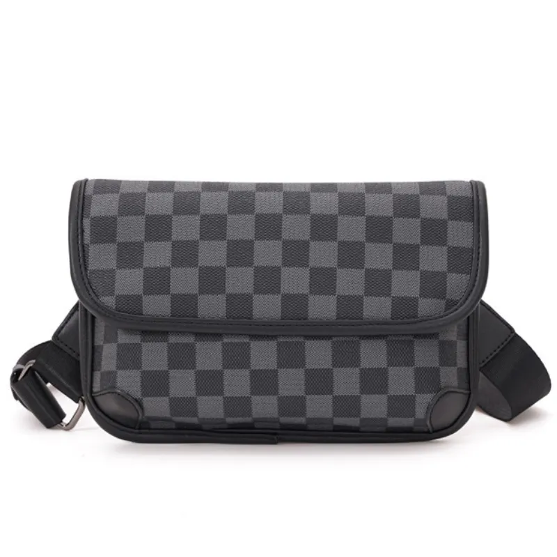 Trendy  Plaid Tiger Head  Crossbody Bag image 2