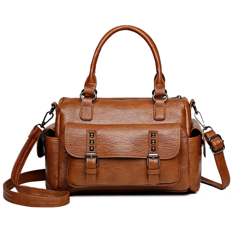 Retro Large Capacity  Shoulder Crossbody Bag image 2