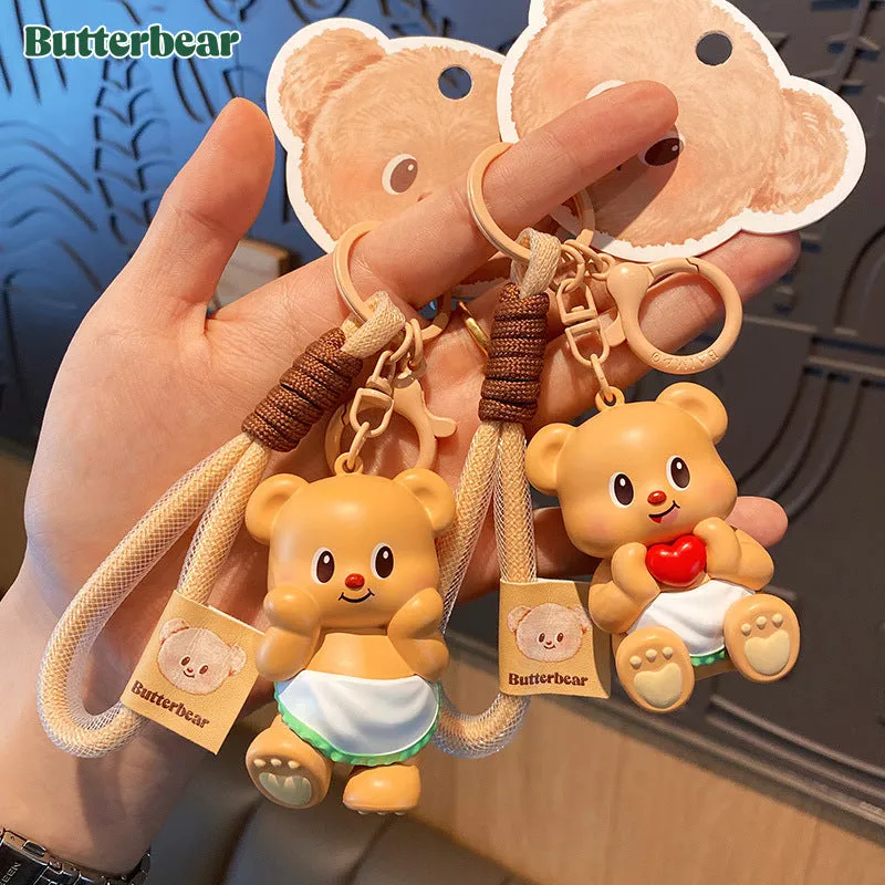 Golden Butter Bear Bag Charm image 4