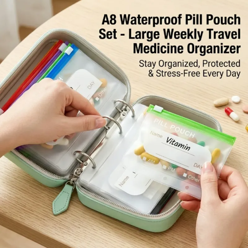 Portable Travel Pill Organizer Case image 4