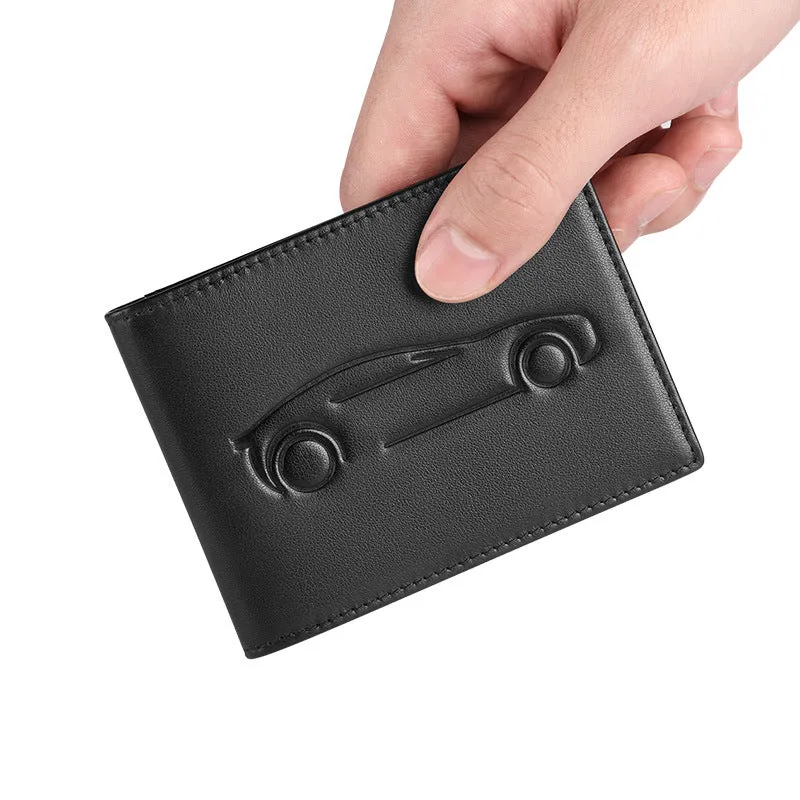 Genuine Leather Slim Card Holder Wallet image 5